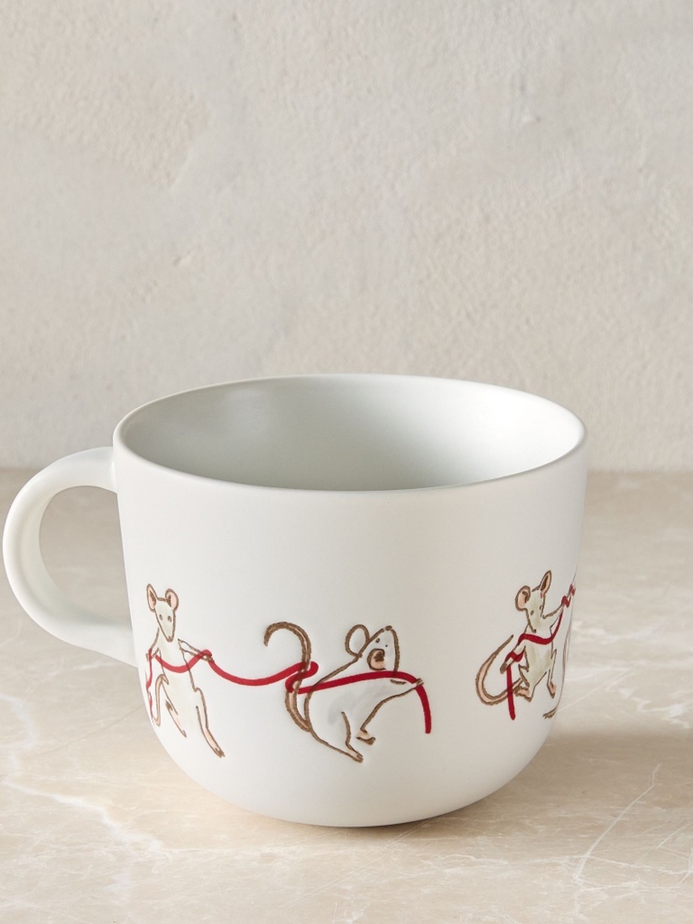 Naughty or Mice Stoneware Set of Two Mug